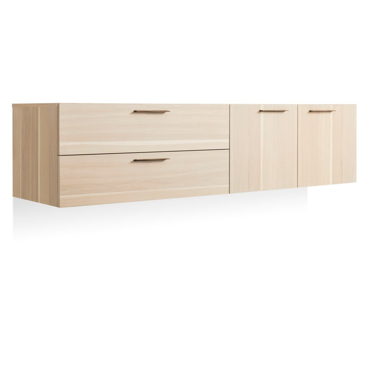 Shale 2 Door / 2 Drawer Wall-Mounted Cabinet
