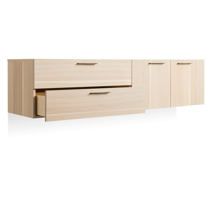 Shale 2 Door / 2 Drawer Wall-Mounted Cabinet