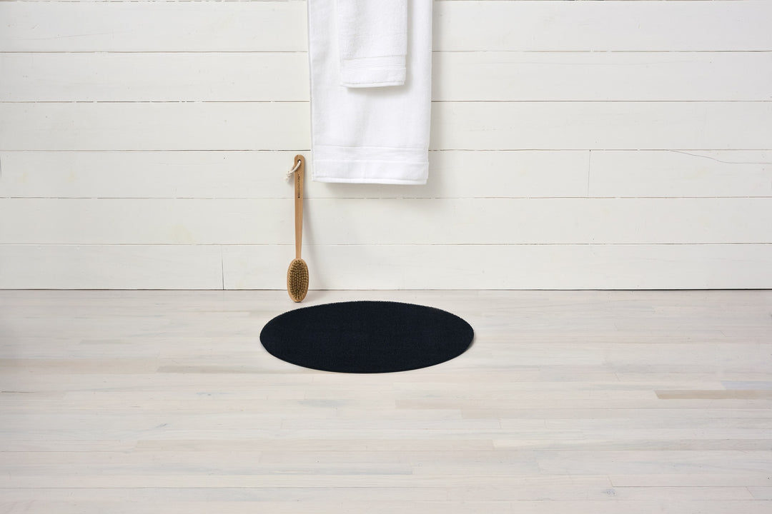 Solid Shag Dots Mat