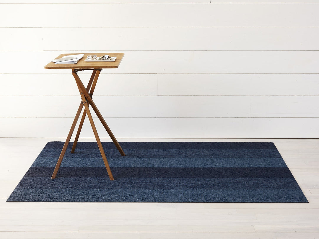 Marbled Stripe Shag Mat