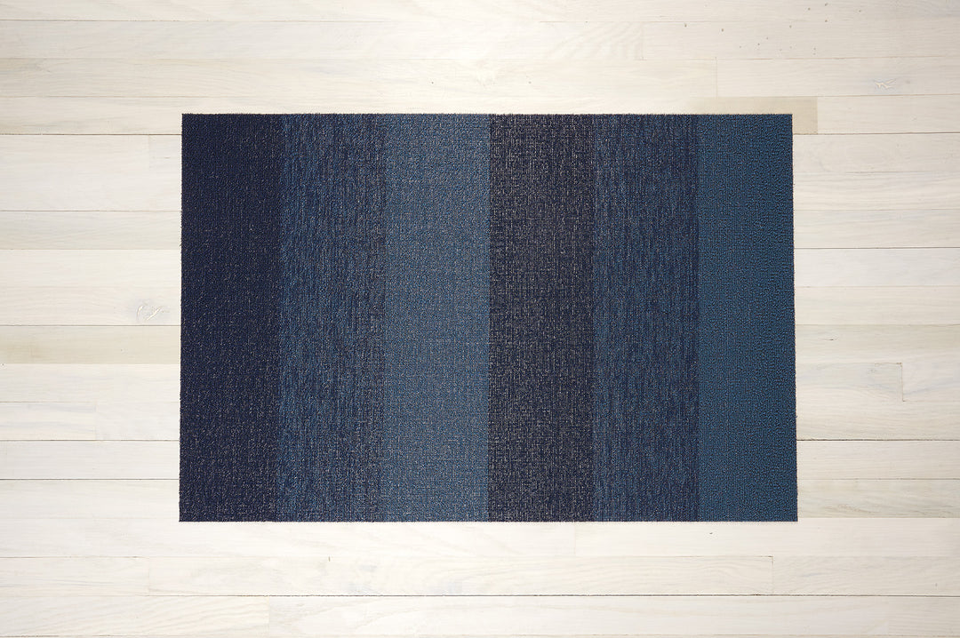 Marbled Stripe Shag Mat