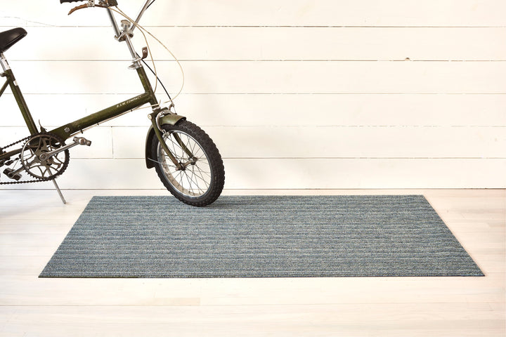 Skinny Stripe Shag Mat