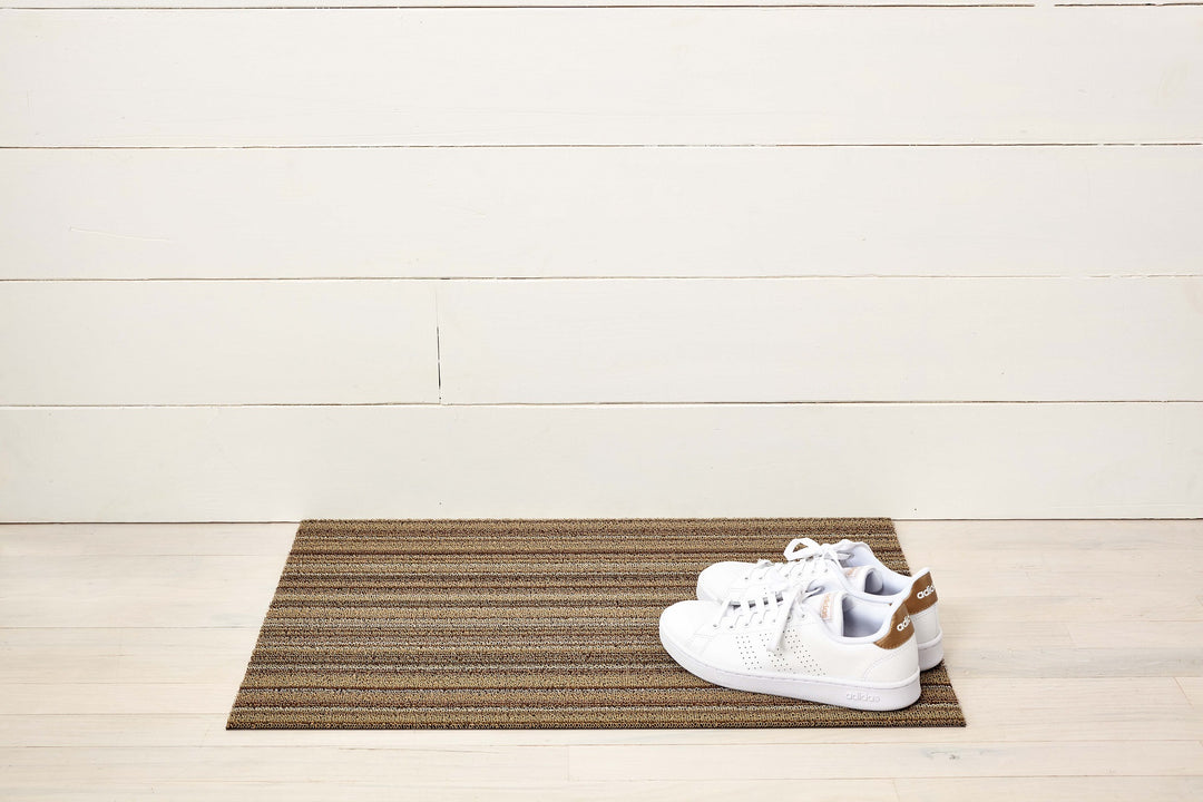 Skinny Stripe Shag Mat
