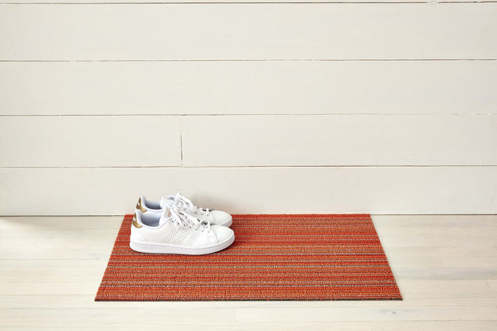 Skinny Stripe Shag Mat