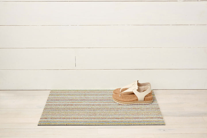 Skinny Stripe Shag Mat