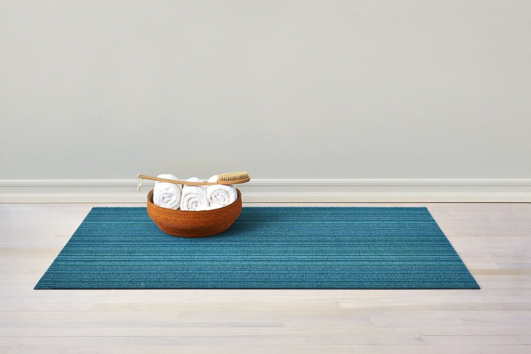 Skinny Stripe Shag Mat