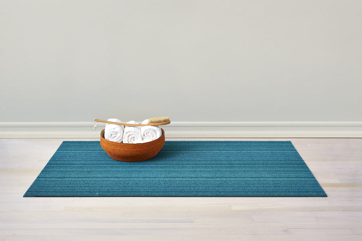 Skinny Stripe Shag Mat