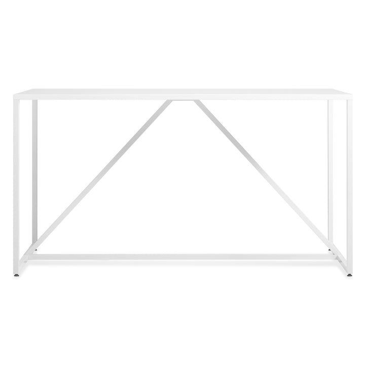 Strut 75" Large Bar Height Table