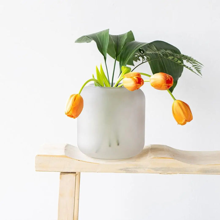 Stephanie Grey Vase