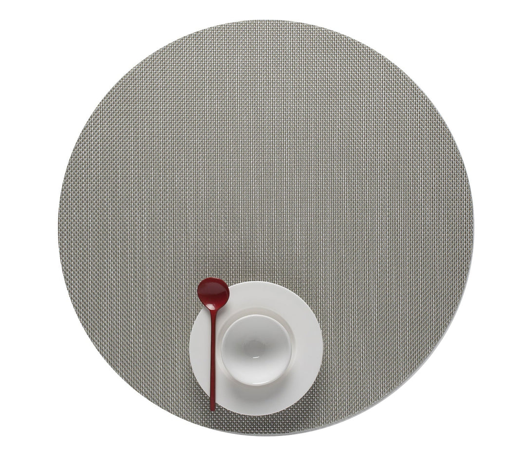 Mini Basketweave Round Placemat