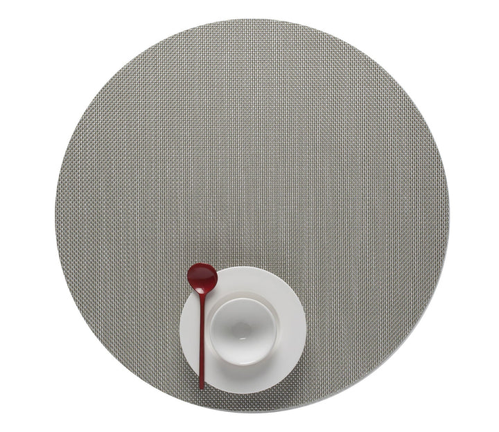 Mini Basketweave Round Placemat