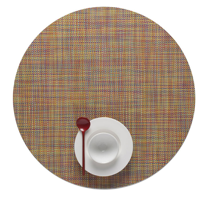 Mini Basketweave Round Placemat