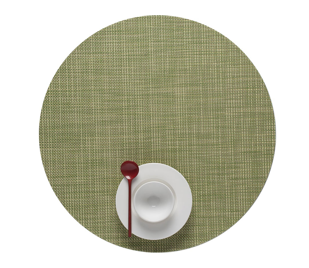 Mini Basketweave Round Placemat