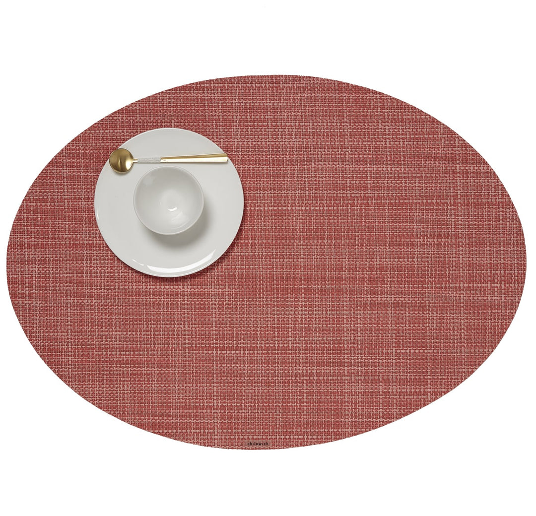 Mini Basketweave Oval Placemat