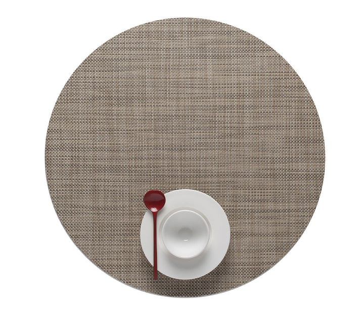 Mini Basketweave Round Placemat