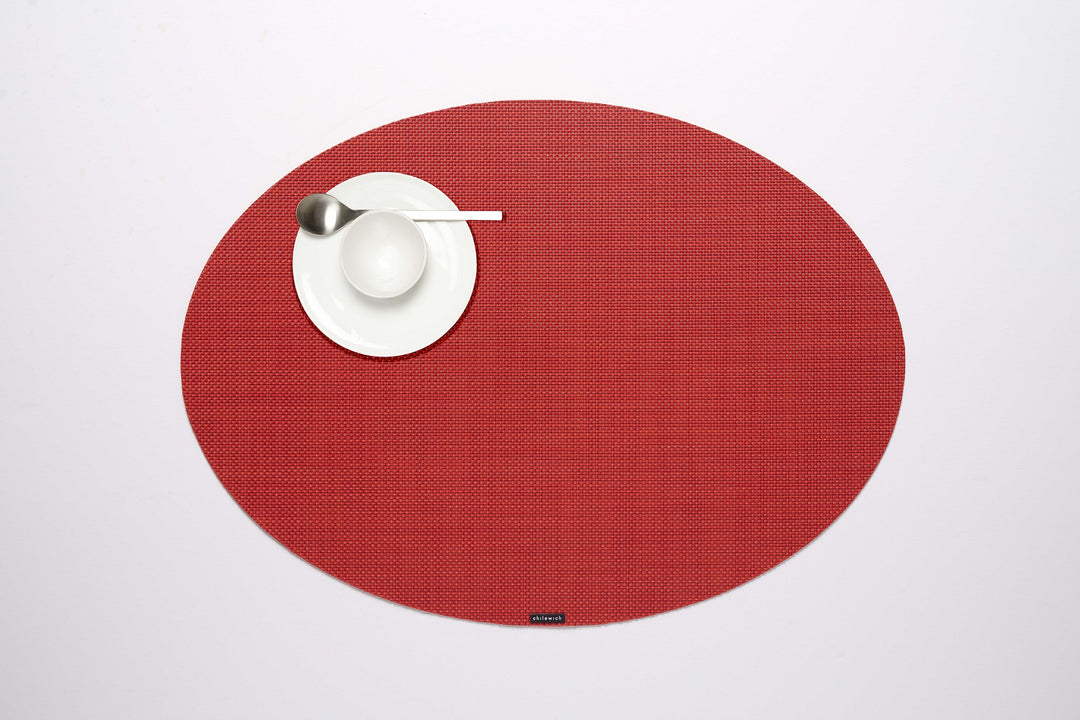 Mini Basketweave Oval Placemat