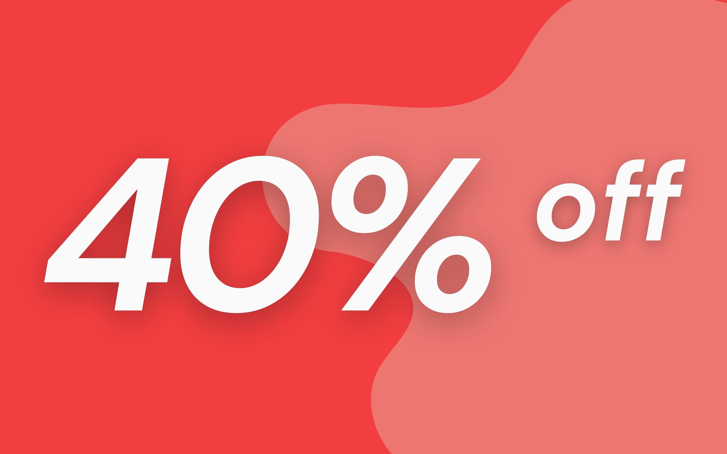 August Sale: 40% Off