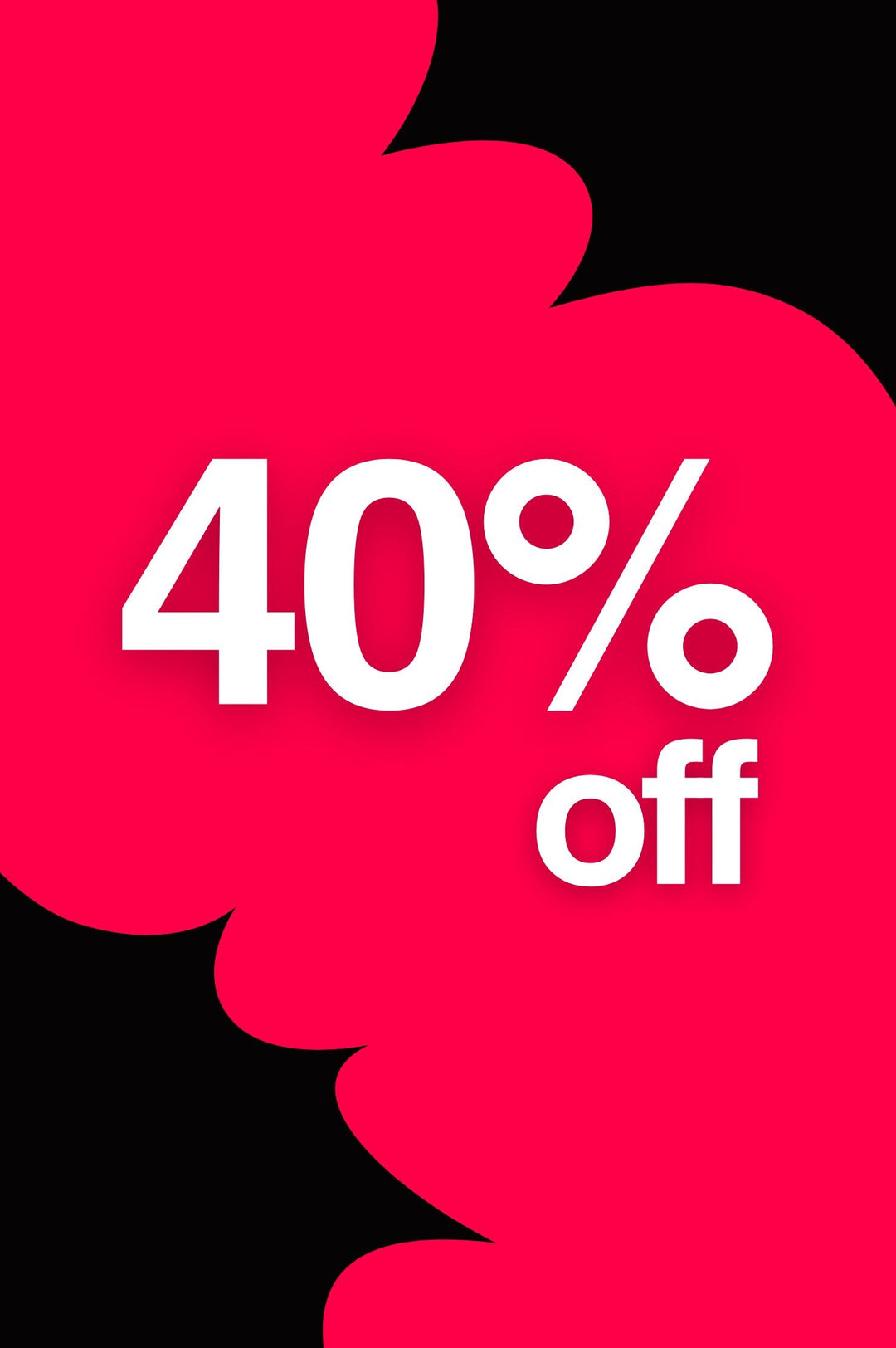 Black Friday: 40% Off