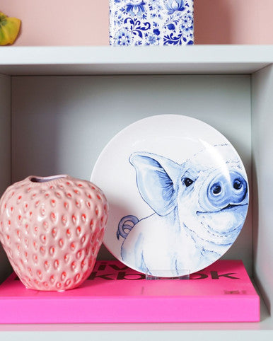 Pig Wall Plate 20cm
