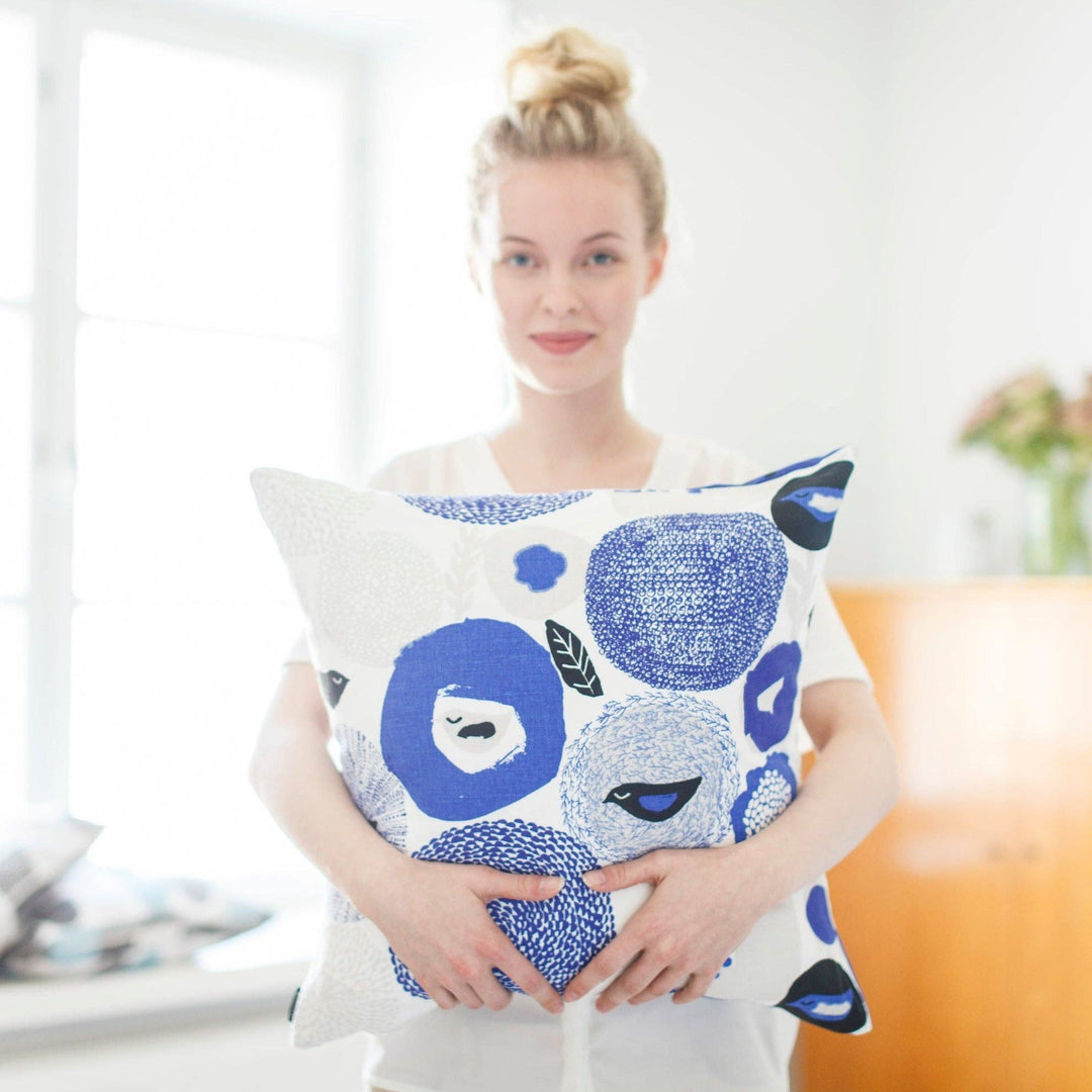 Sunnuntai Blue Nordic Design Cushion Cover