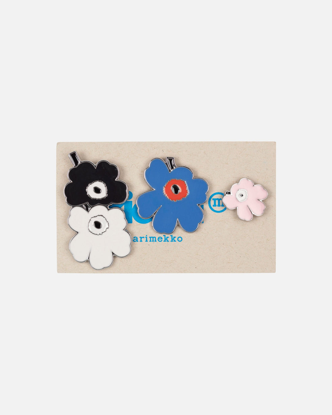 unikko pumpuli set of 3 enamel pins