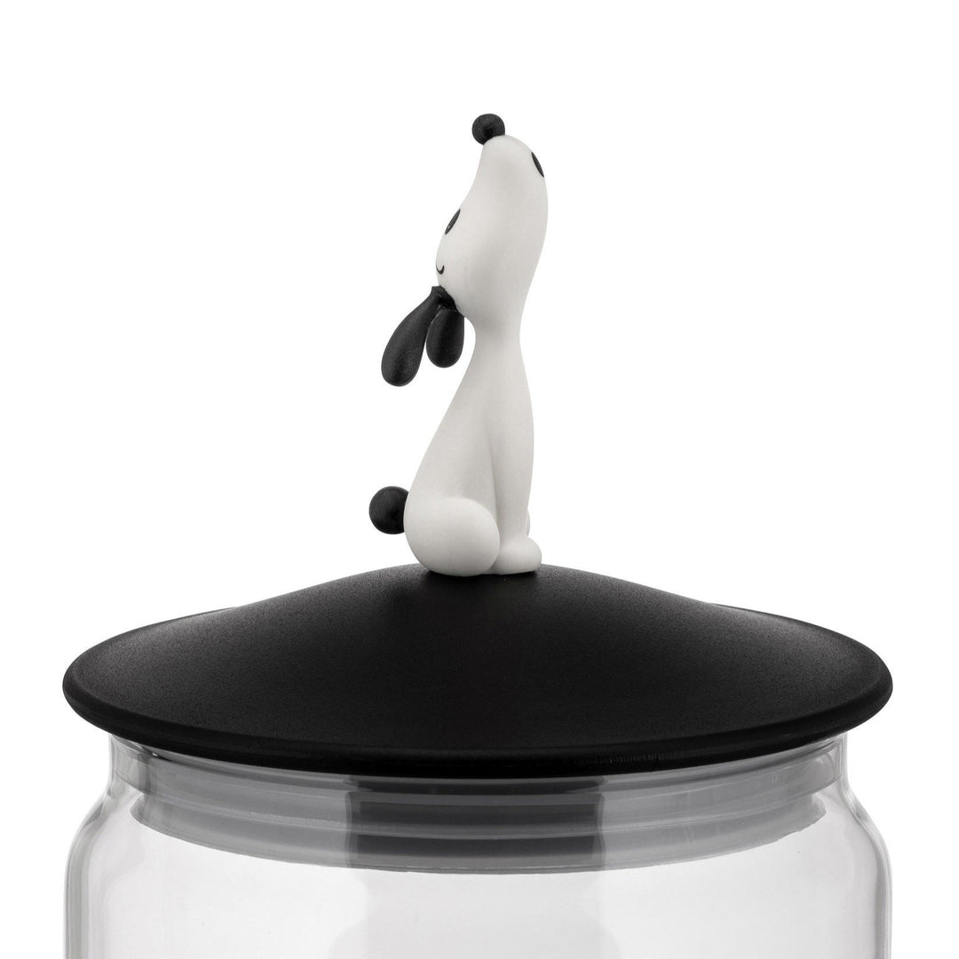 Lula Dog Jar Container Black