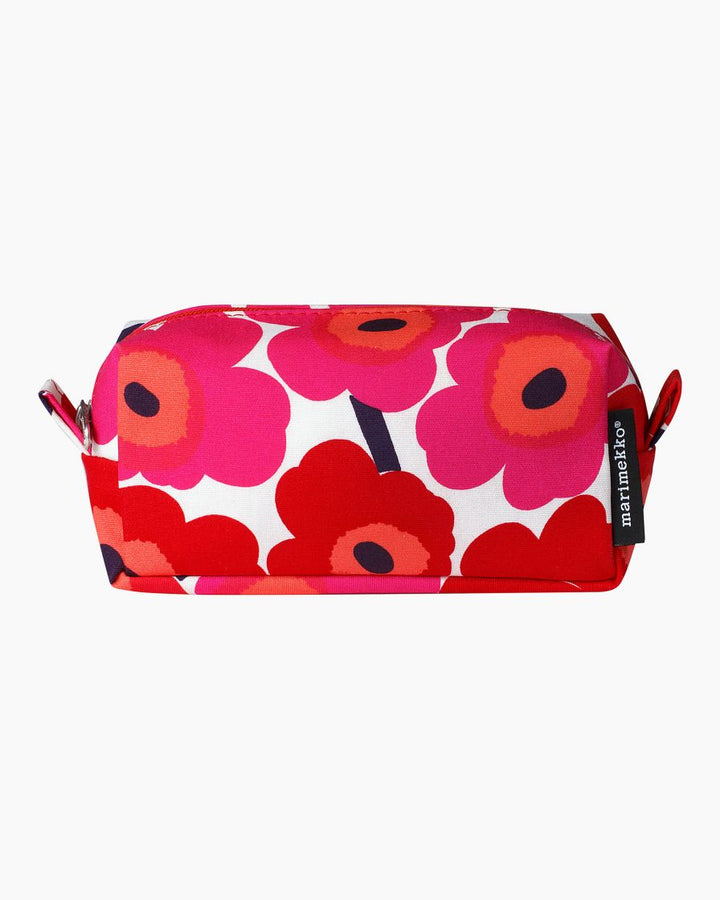 tiise mini unikko cosmetic bag - red