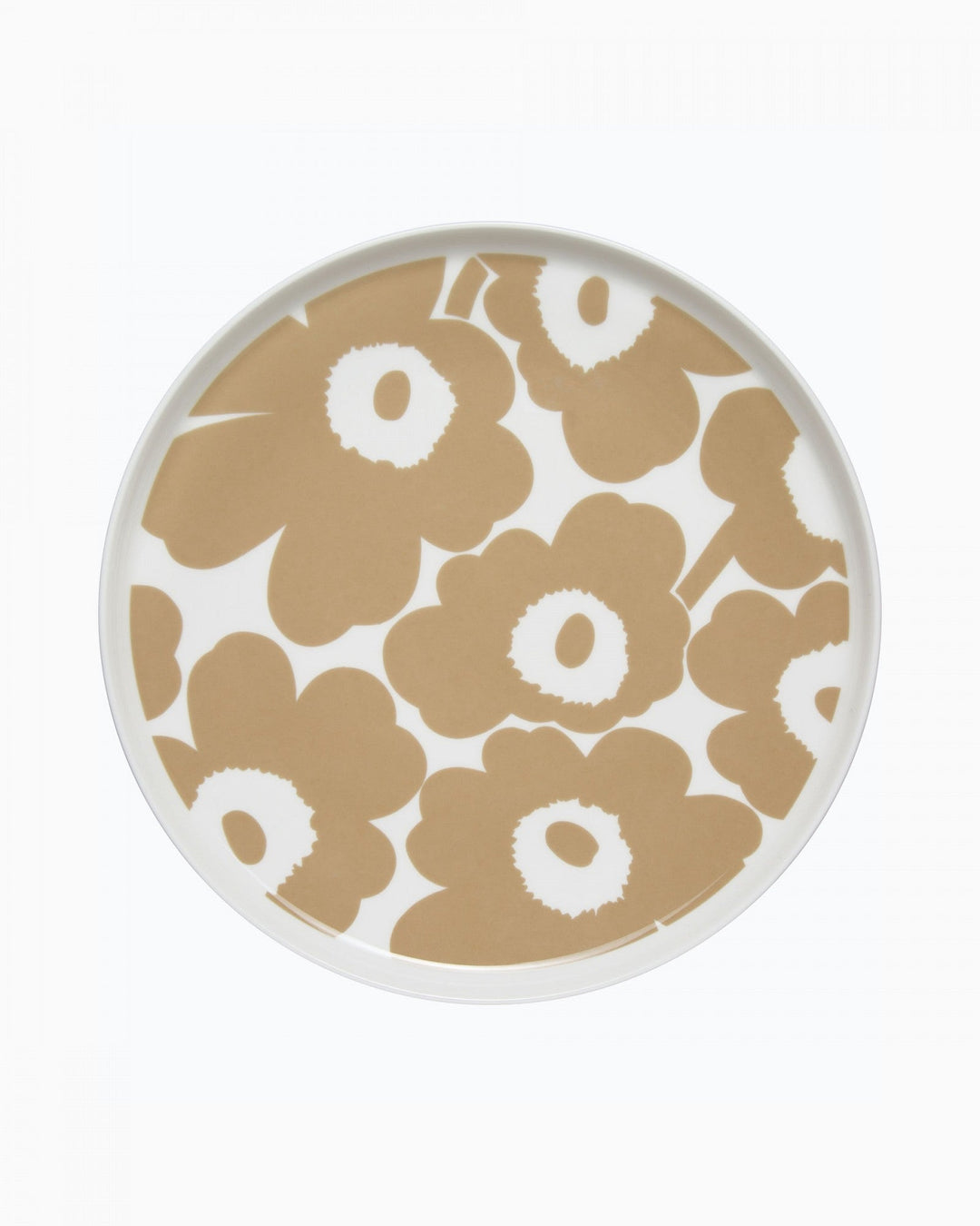 unikko beige plate 25 cm