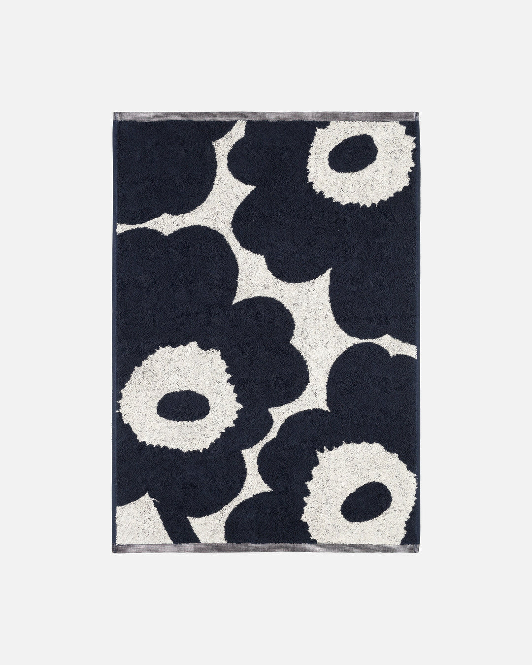 unikko hand towel navy/white