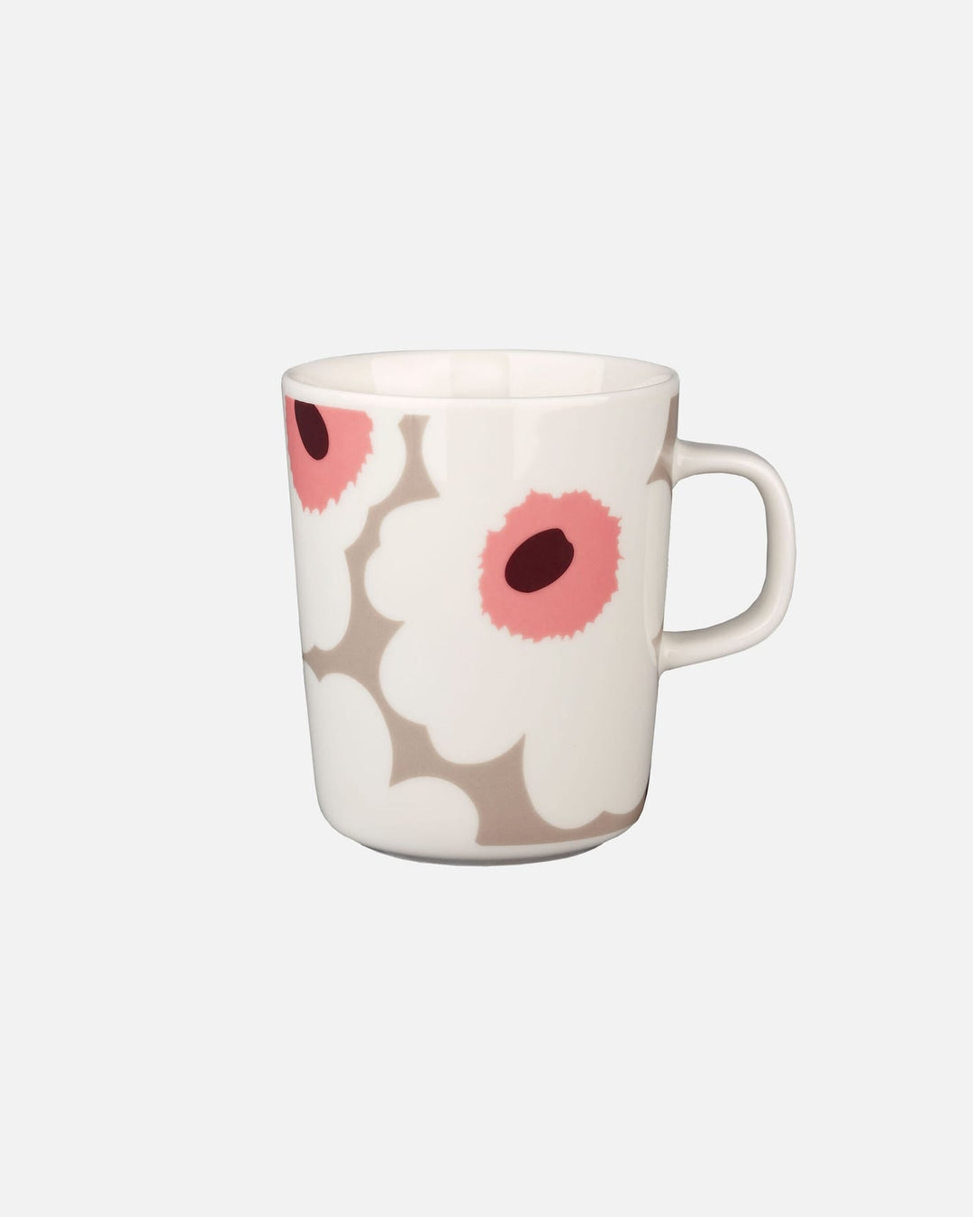 unikko mug 2,5 dl - pink/tan