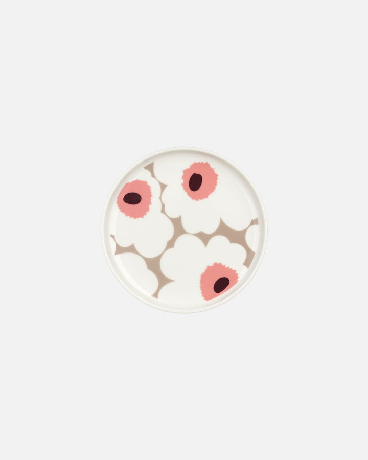 unikko pink plate 13,5 cm