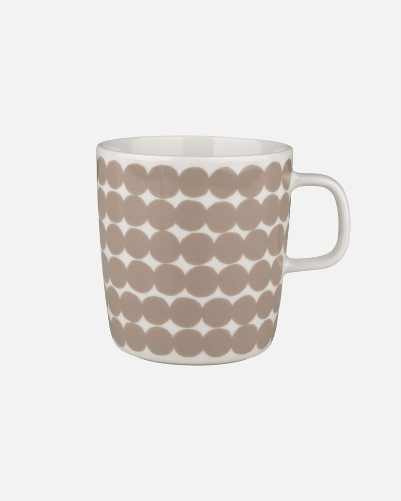 räsymatto - large mug 4dl beige