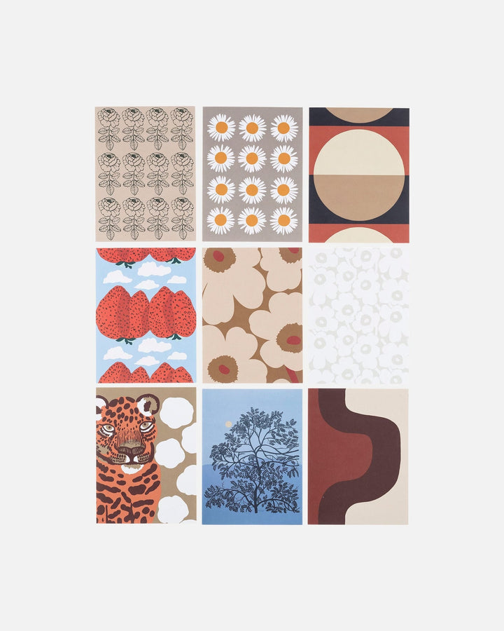 marimekko / Maija Isola notecard set 10 pcs with envelope