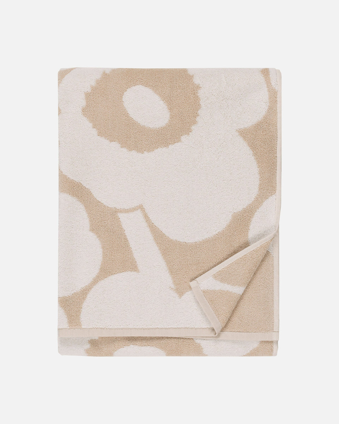 unikko bath towel - beige