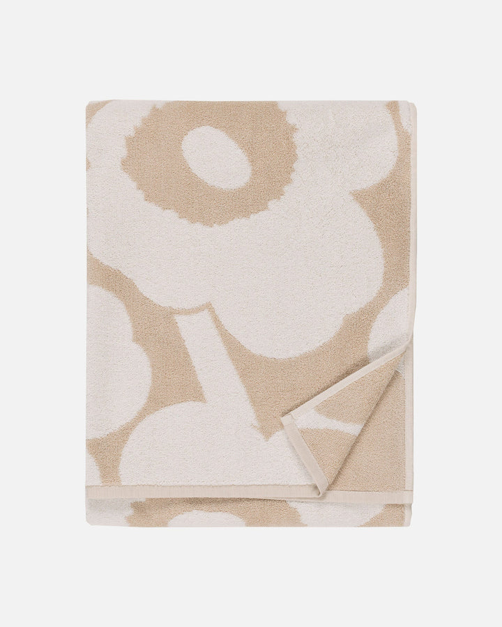 unikko bath towel - beige
