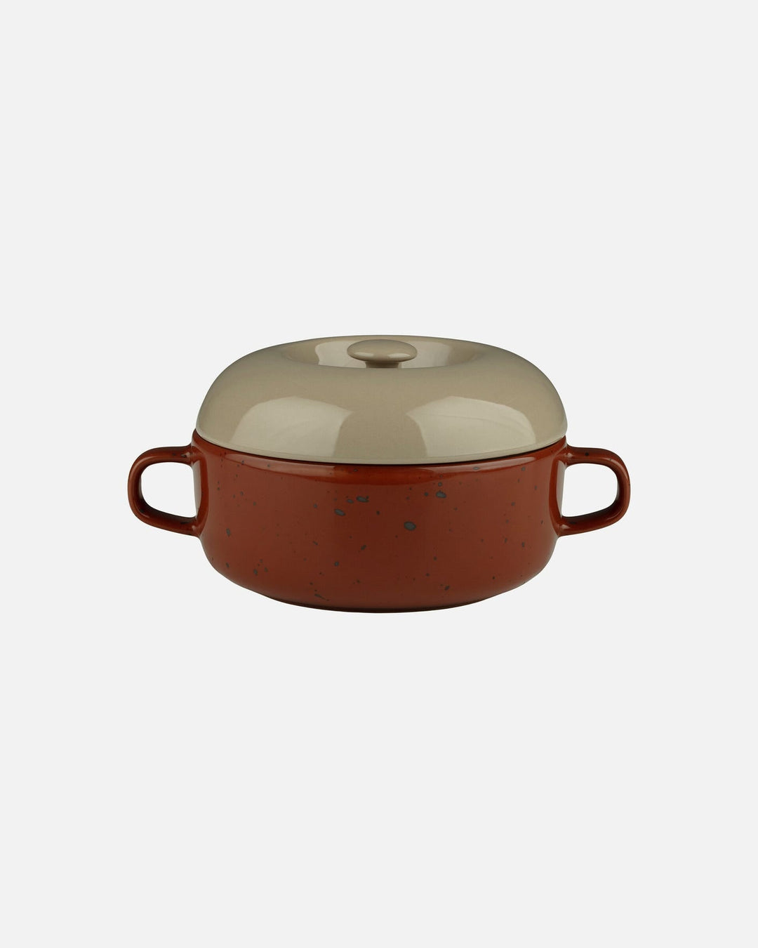 oiva bowl with lid 5 dl - brown