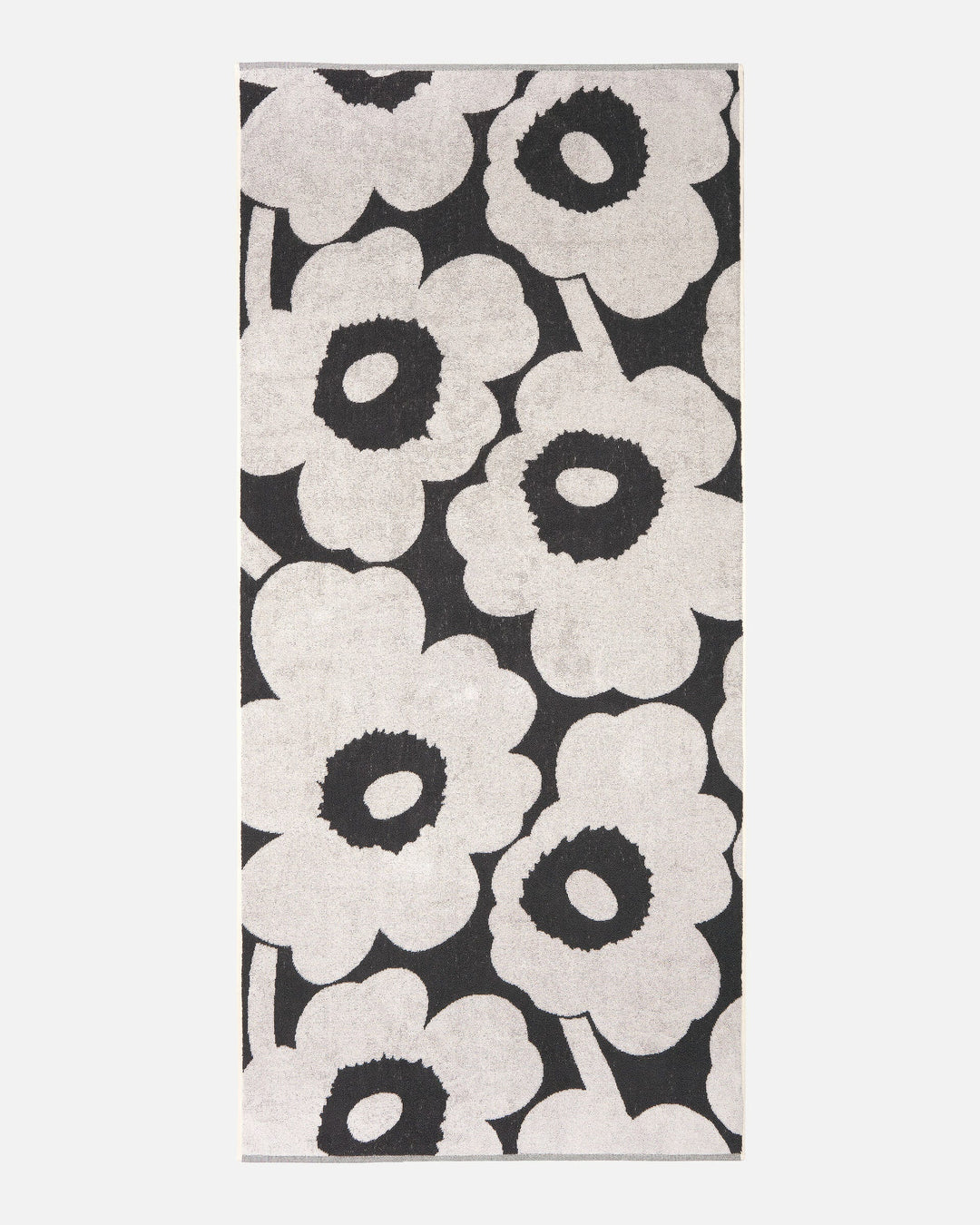 unikko bath towel - charcoal