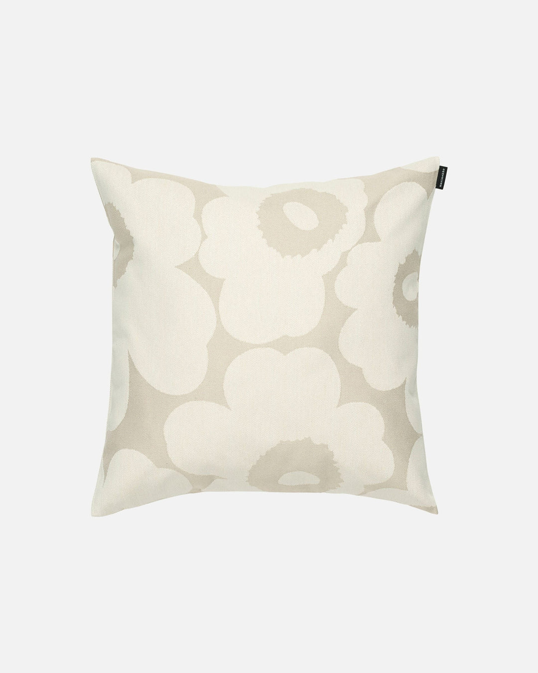 unikko jacquard cushion cover 50 x 50 cm - cream