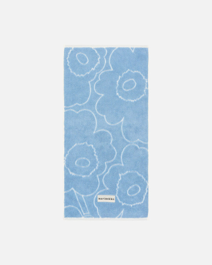 piirto unikko hand towel blue 50 x 100 cm