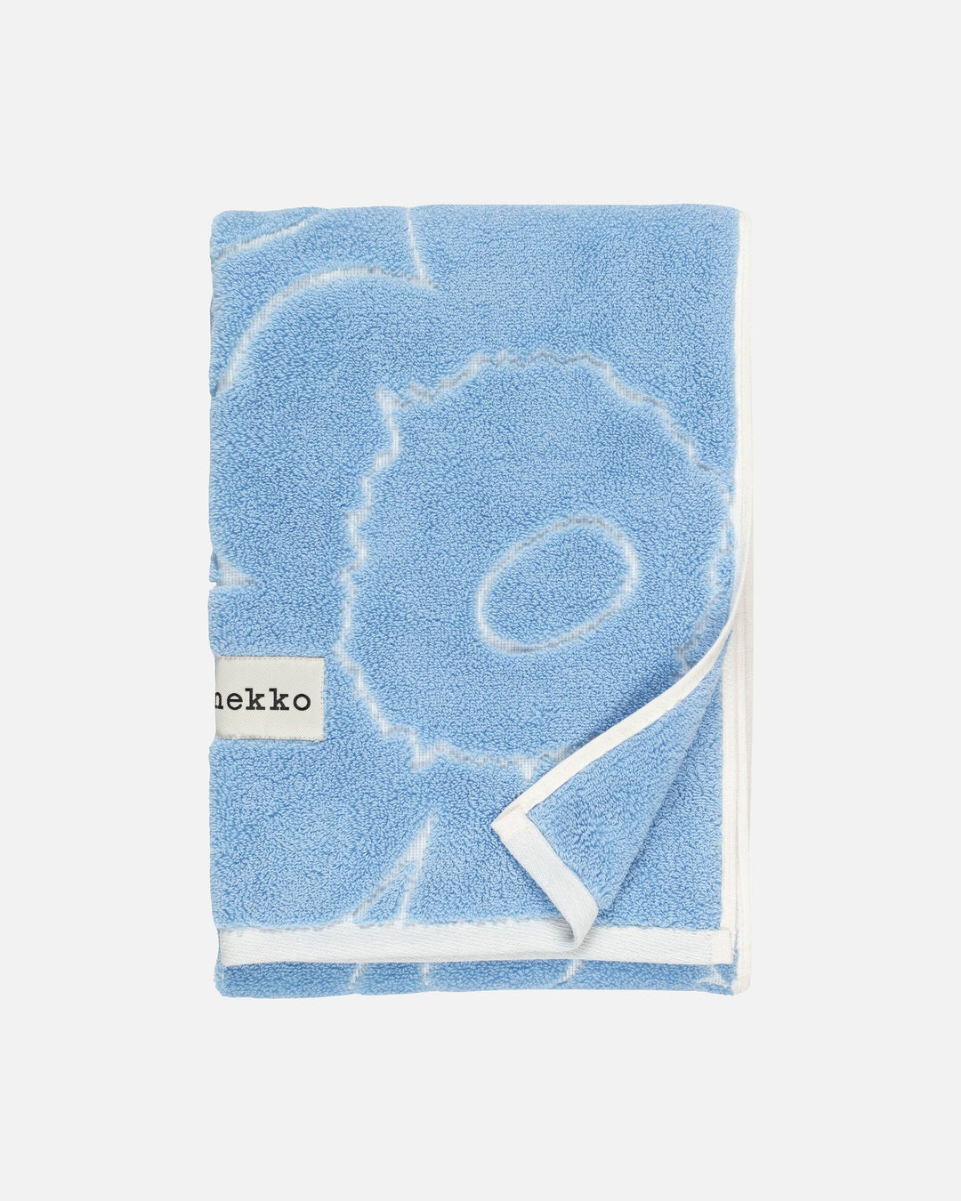 piirto unikko hand towel blue 50 x 100 cm