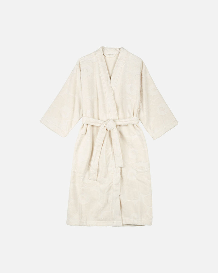 unikko bath robe - cream