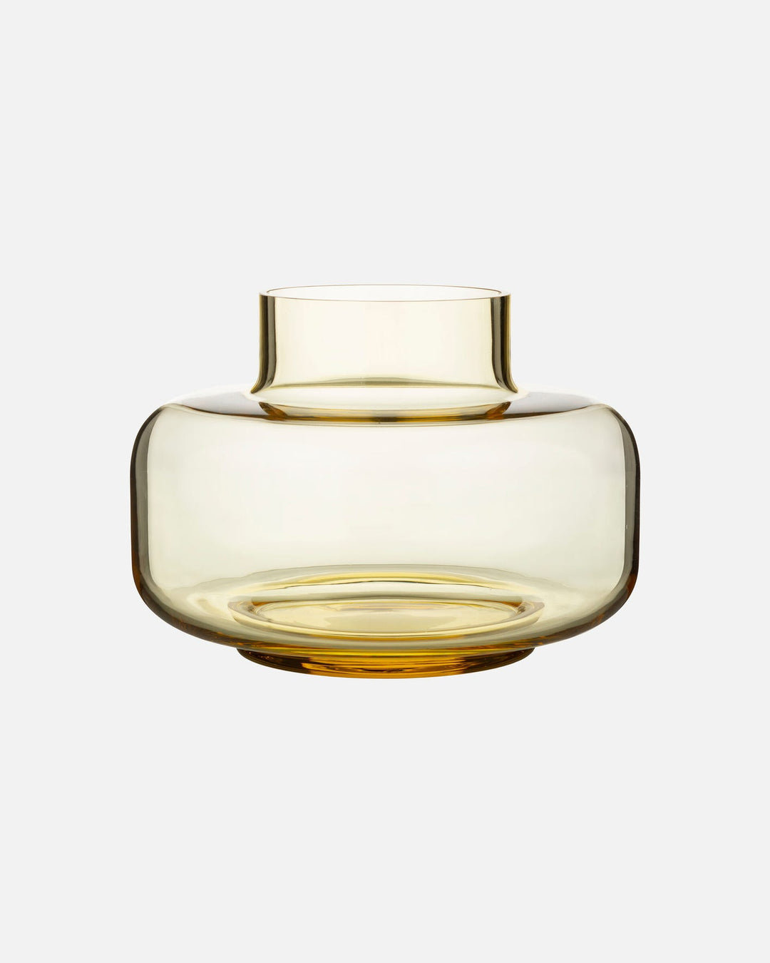 urna vase - yellow