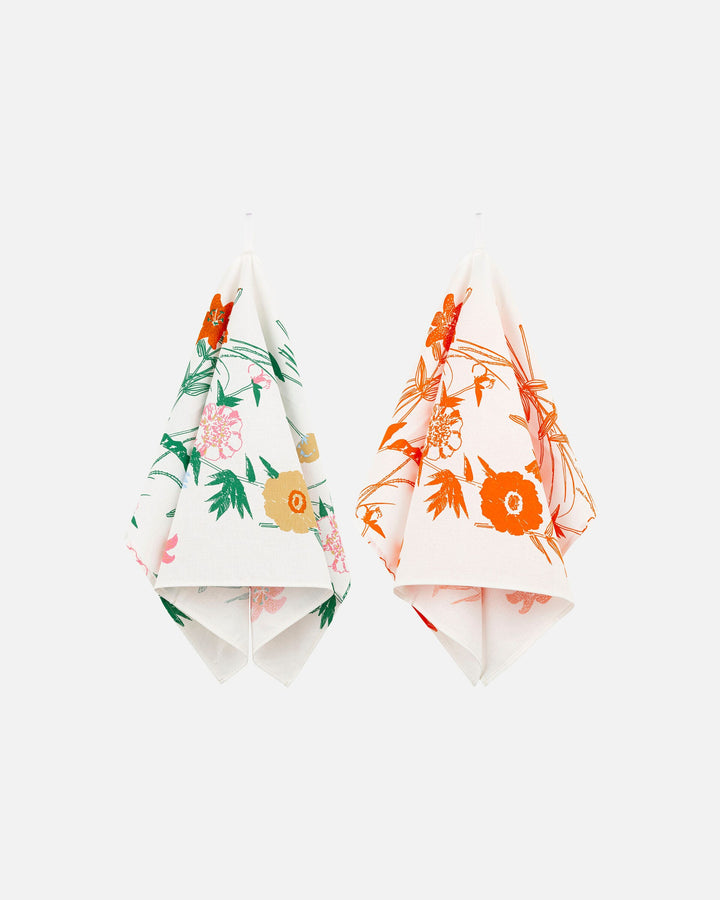 puutarhakutsut tea towel set