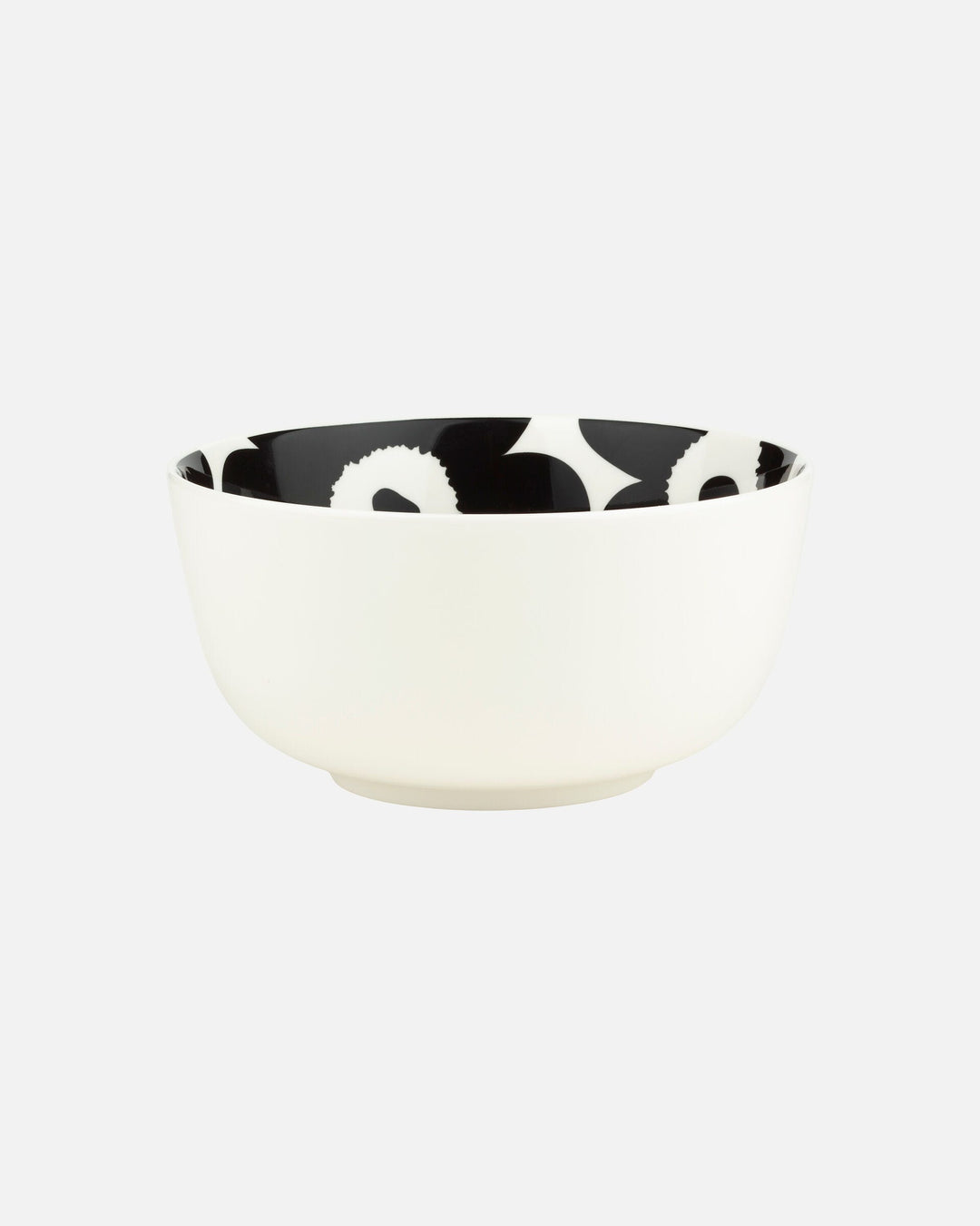 unikko black/white bowl 9 dl