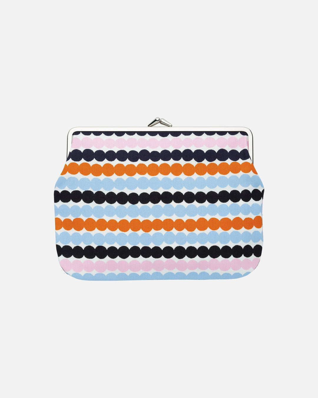 puolikas kukkaro räsymatto clip pouch - multicolour