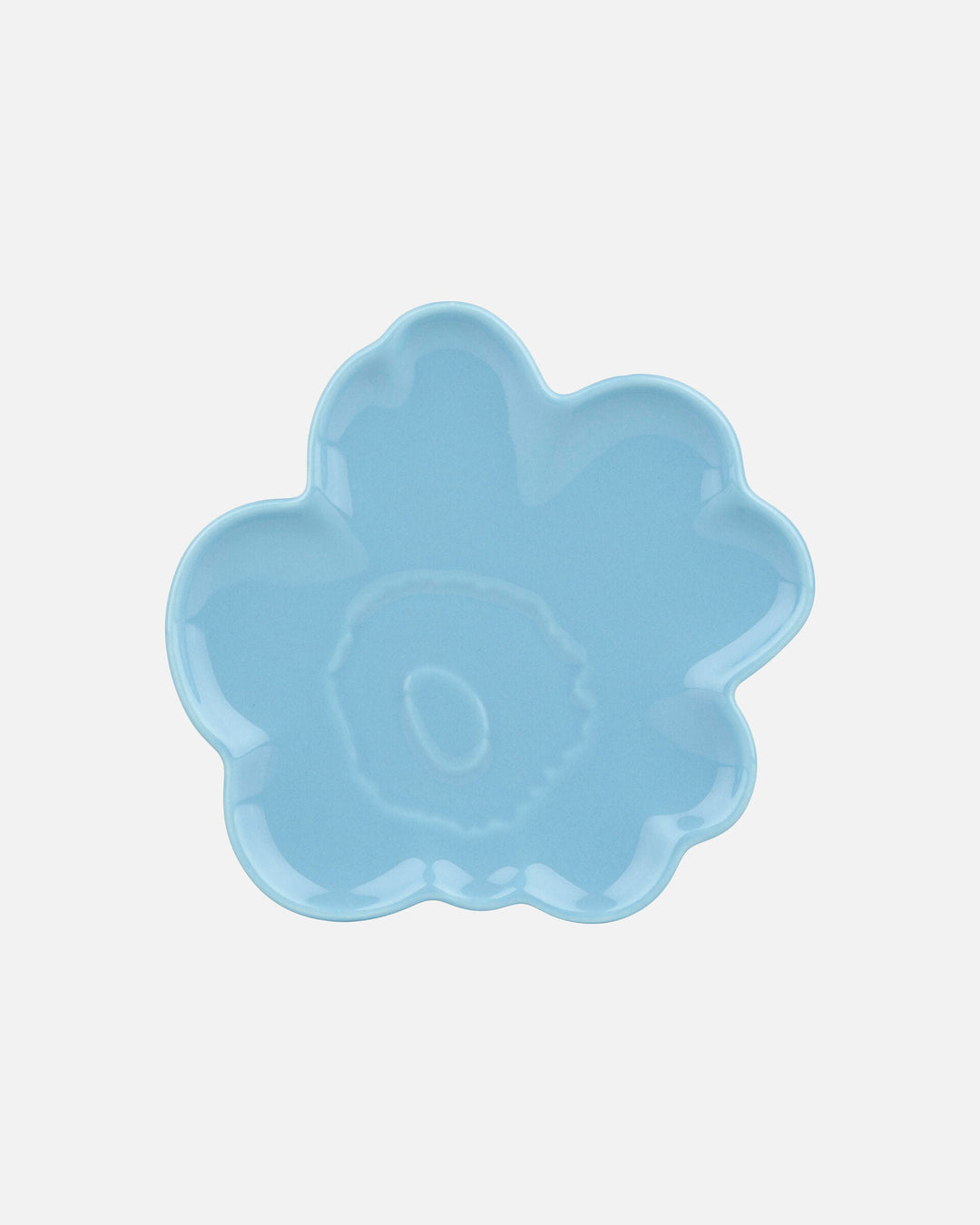 unikko shape plate 13 cm 2 pcs - taupe/blue