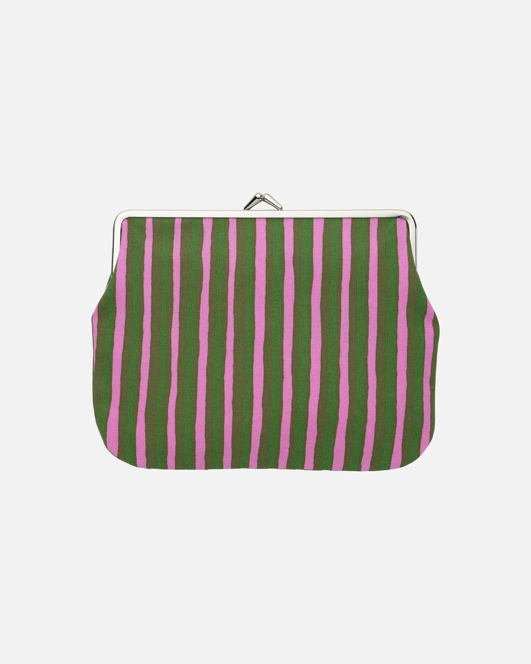 piccolo puolikas kukkaro clip pouch - green/pink