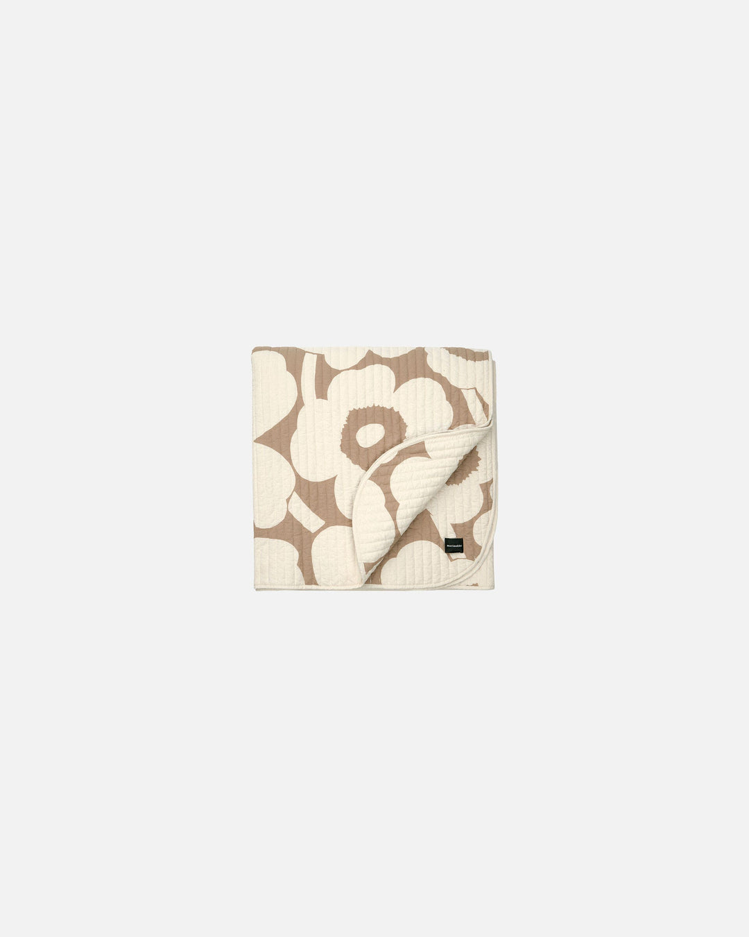 unikko quilted bedspread euro queen - beige