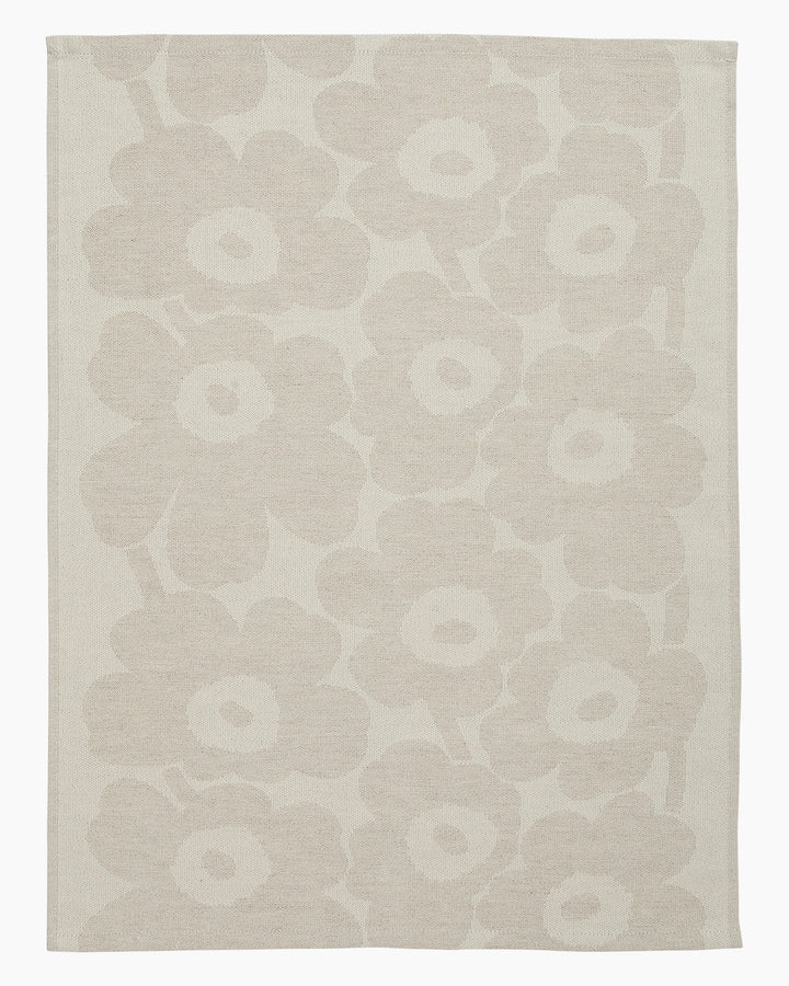 pieni unikko tea towel - beige