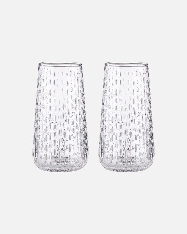 syksy flute glass 2 pcs - clear